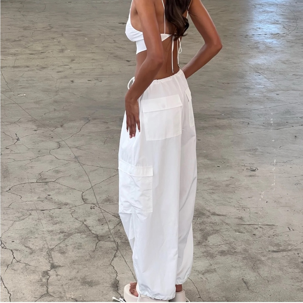 Local European Parachute Pants Ivory